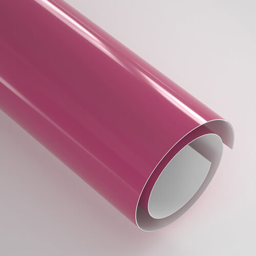 Isekleepuv foolium 30,5 x 30,5 cm - 20 lehte - läikiv Shock Pink