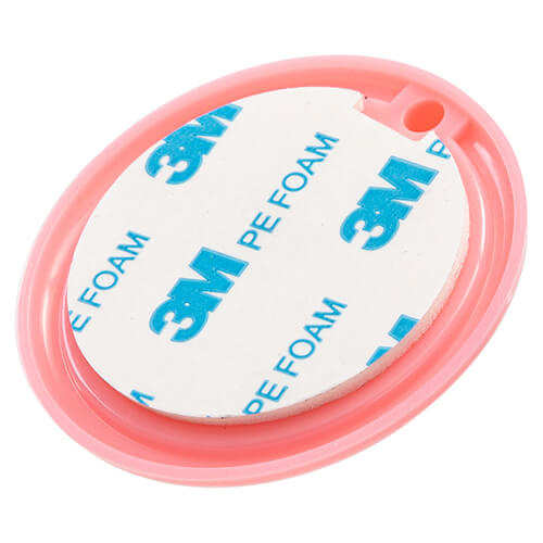 Grand cintre en plastique pour sublimation - cercle rose