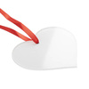 Colgante acrílico de 2 mm para sublimación - corazón