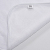 Minky deken met kap 150 x 130 cm voor sublimatie - wit