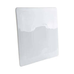 24,5 x 24,5 cm flat, square plate for sublimation printing