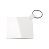 Plastic sleutelhanger voor sublimatie - vierkant