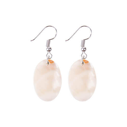 Mušas auskari sublimācijai - ovāli