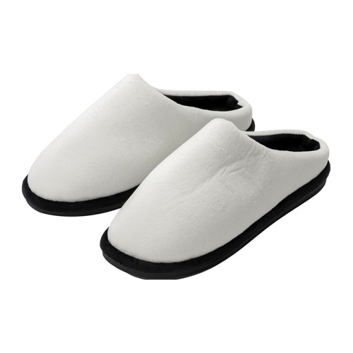 Adult slippers for sublimation - black sole