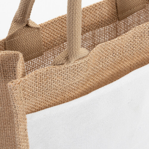 Sac en jute 30 x 30 x 19 cm pour sublimation