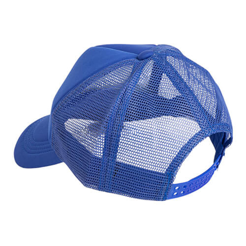 Gorra Trucker adulto a todo color para sublimación y transferencia térmica - azul