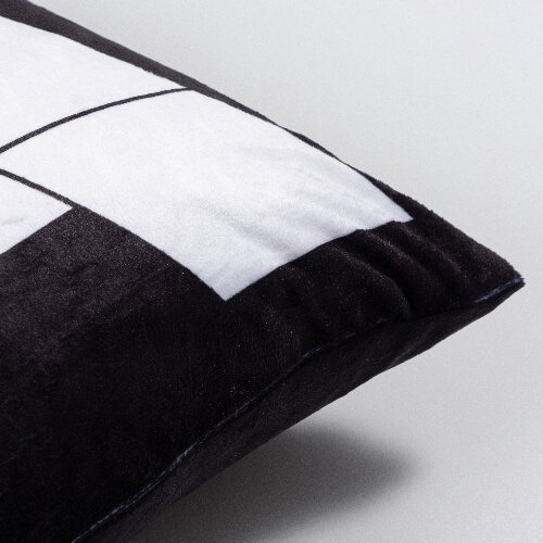 Plush pillowcase with panels for photos for sublimation - A