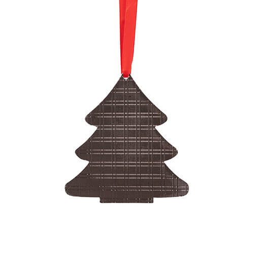 Pendentif sapin de Noël en métal pour sublimation - Sapin de Noël