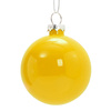 Christmas tree bauble Ø 6 cm for sublimation - glossy yellow