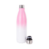 Bidon - drankfles 500 ml voor sublimatie - wit en roze