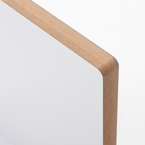 Fiberboard for sublimation 20 x 20 x 1.5 cm - 2 pcs. - black back