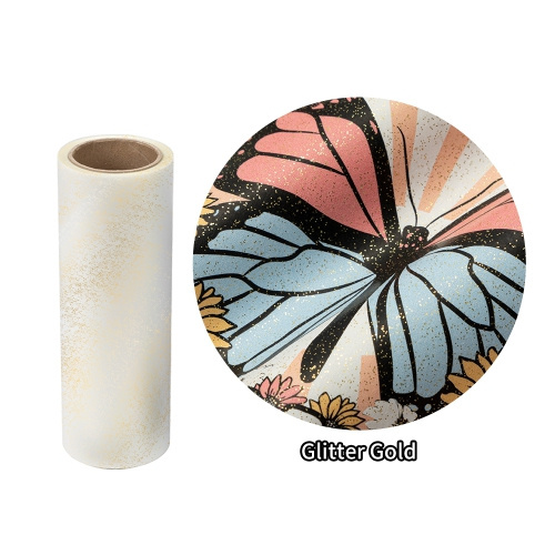 OtterPro DTF bleščeča folija 30 cm x 100 m - zlata