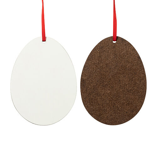 Vienpusis MDF pakabukas sublimacijai - kiaušinis
