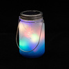 450 ml lantern with a metal handle - light blue gradient