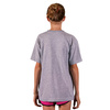 T-shirt Basic Manches Courtes Adolescent pour sublimation - gris
