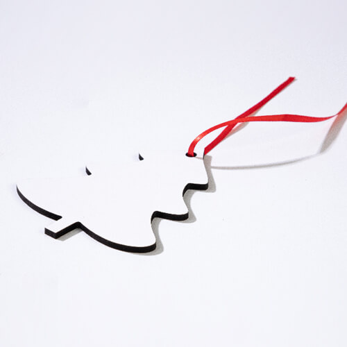 Double-sided MDF pendant for sublimation - sapling