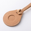 Skórzana zawieszka z paskiem na bagaż / etui na AirTag do sublimacji - brązowa