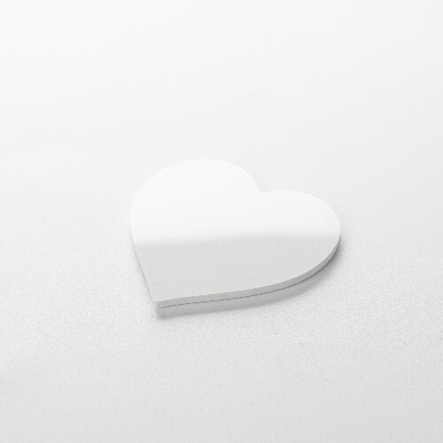 Plastmasas magnēts 6,5 x 6,5 cm sublimācijai - sirds