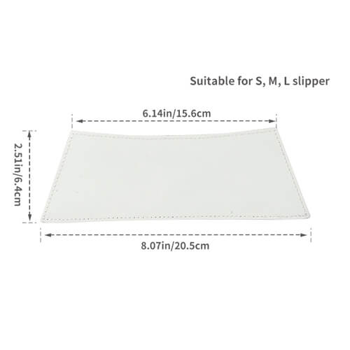 Tige de tong adulte jusqu'à la taille S / M / L pour sublimation - 2 pcs.