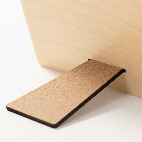 Szublimációs négyzet alakú rétegelt lemezből készült képkeret - 15,2 x 15,2 cm