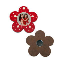 Cadre photo MDF avec aimant - fleur - Sublimation Transfert Thermique