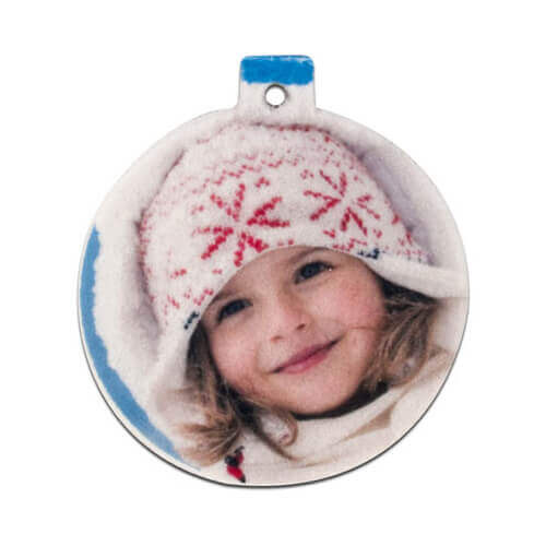 Felt circle shape decoration Sublimation Thermal Transfer