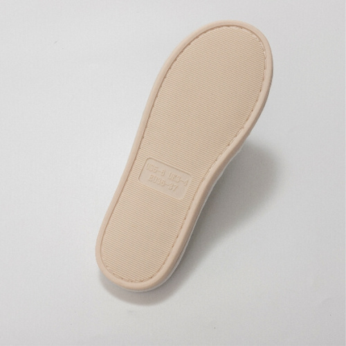 Volwassen pantoffels met lang bovenwerk voor sublimatie - witte zool