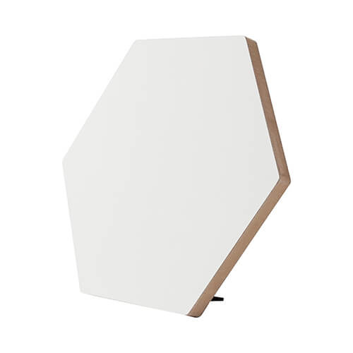Hexagonal photo frame made of MDF for sublimation - 25.4 x 30.5 cm