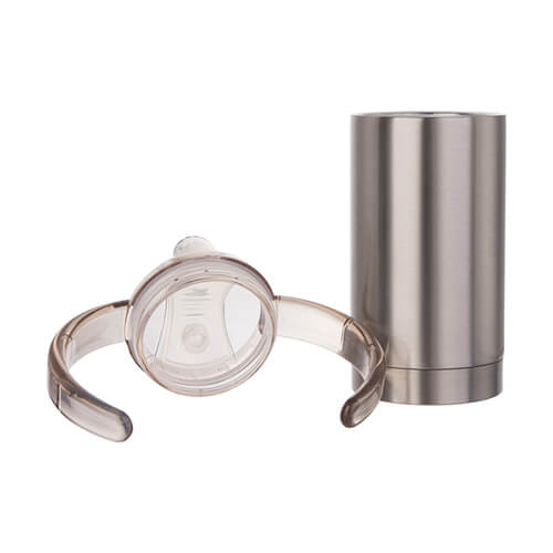 RVS antilekbeker 400 ml voor sublimatie - zilver