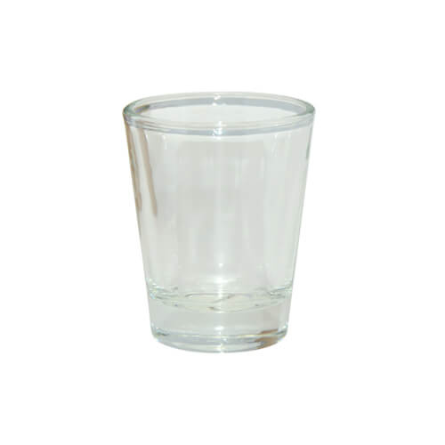 Verre shooter en verre transparent 45 ml Sublimation Transfert Thermique