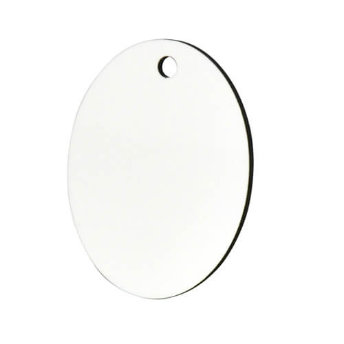 Pom de Crăciun ornament oval MDF sublimare transfer termic