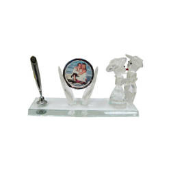 Photo crystal set with statuettes model SJ09