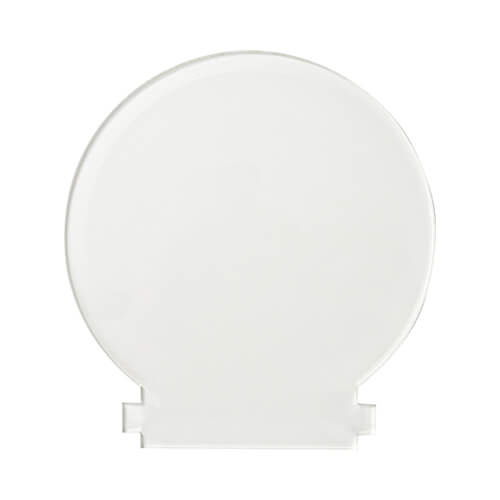 Akrylramme til sublimering - 12 x 13 x 0,4 cm - cirkel