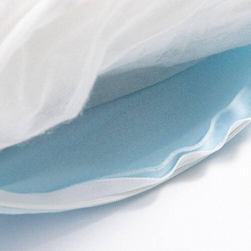 BestSub 40 x 40 cm plush pillowcase for sublimation - sky blue