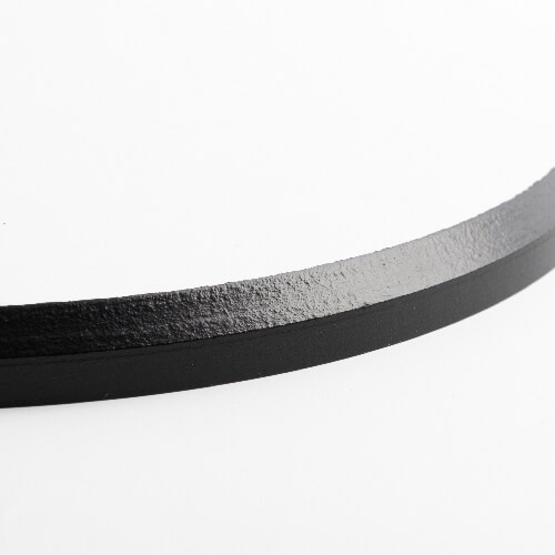 Ramka z MDF-u z czarną krawędzią do sublimacji - ∅ 25,4 cm