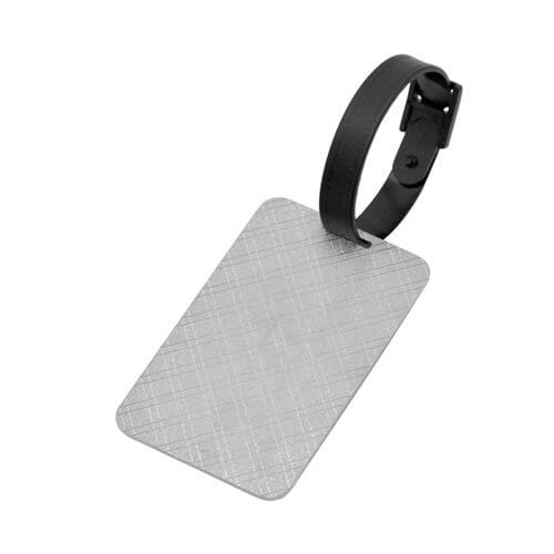 Visačka na batožinu 5 x 8 cm kovová sublimačná termotransferová
