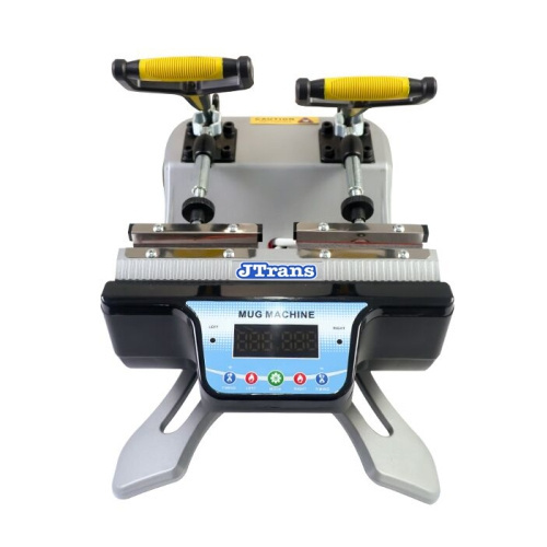 Horizontal double mug heat press - model JTSB-­S­-2 Sublimation Thermal Transfer