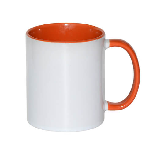 Hrnček A+ 330 ml FUNNY orange Sublimácia Termotransfer