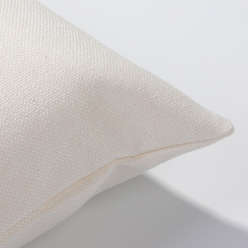 Funda de almohada de lino 40 x 40 cm sin cremallera de sublimación