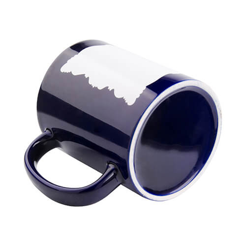 Mug 330 ml with sublimation frame - blue