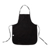 Black apron with pocket for adults for sublimation