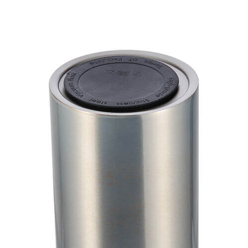 Botella de Steel inoxidable de 500 ml - taza termo para impresión por sublimación - plateado