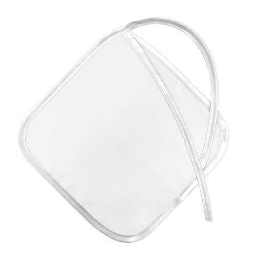 Geboortejurk met witte biezen voor sublimatie