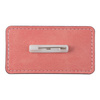 Læderbadge 8,2 x 4,4 cm til sublimering - pink