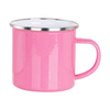 Mug en métal pour sublimation 360 ml - rose foncé