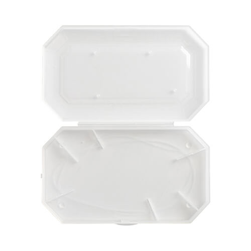 Plastový úložný box na sklenené pätky