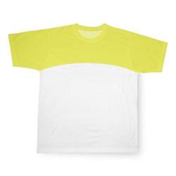 T-paita Sport Cotton-Touch keltainen Sublimaatio Lämpösiirto