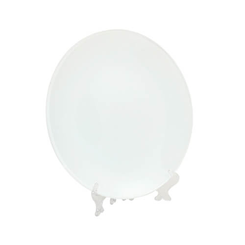Plato 20 cm con soporte Sublimación Transferencia Térmica