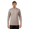 Solar langærmet t-shirt til sublimering - Athletic Grey