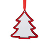 Metal Christmas tree pendant for sublimation - Christmas tree